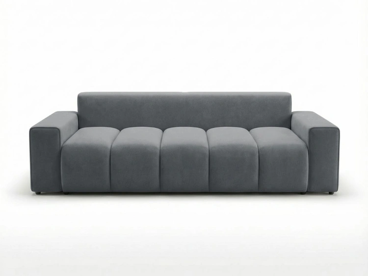 Schlafsofa mit Bettfunktion und Bettkasten Miro Dunkelgrau