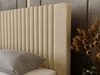 Polsterbett mit Bettkasten und Lattenrost 160x200 Malmo Beige