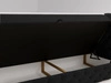 Boxspringbett mit Bettkasten 160x200 Canolo Schwarz