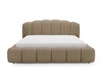 Polsterbett mit Stauraum und Lattenrost 200x200 Cloud Soft Braun