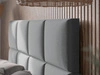 Polsterbett mit Lattenrost 120x200 Luxe Grau