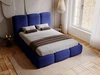 Polsterbett mit Bettkasten und Lattenrost 120x200 Bubble Blau