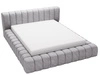 Polsterbett mit Bettkasten und Lattenrost 180x200 Italia Grau