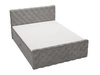 Boxspringbett mit Bettkasten 160x200 Lunaris Grau
