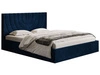 Polsterbett mit Bettkasten und Lattenrost 180x200 Corti Dunkelblau