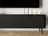 TV-Lowboard mit Türen 163 cm Latina Schwarz