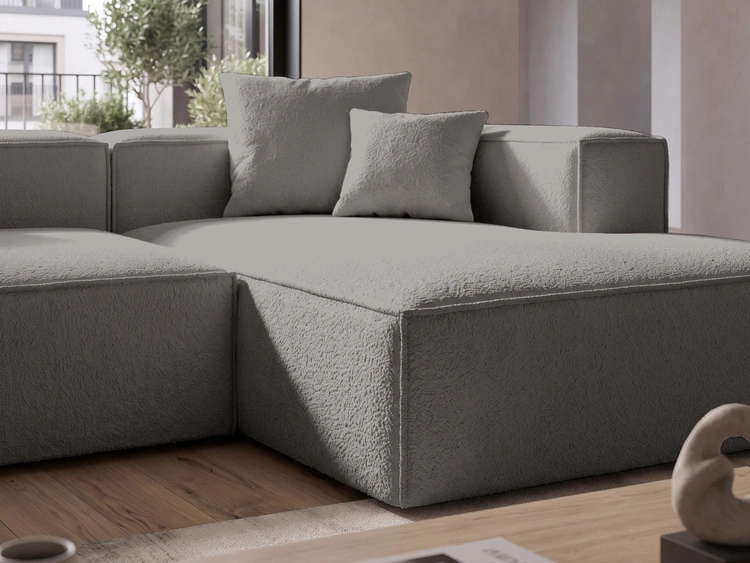 Ecksofa L Rechts Vellaro Dunkelgrau