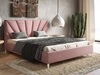 Polsterbett mit Lattenrost 160x200 Fuzi Rosa