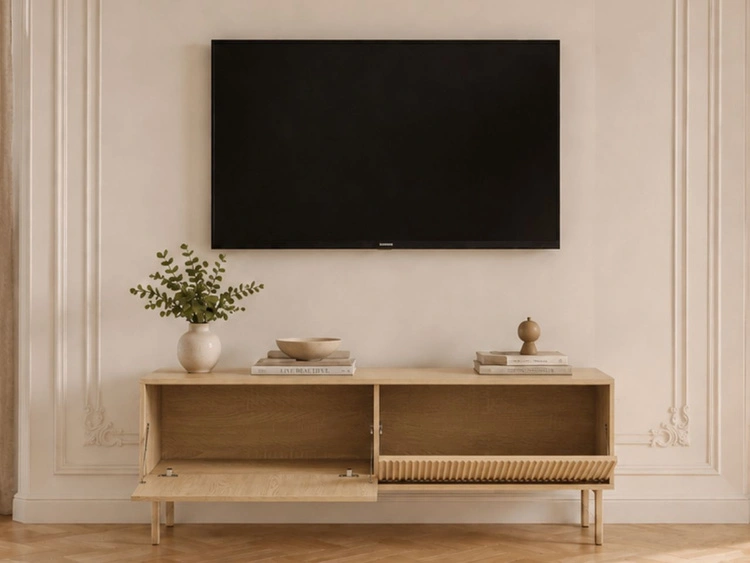 TV-Lowboard mit Türen 154 Gradimento Eiche Cremona