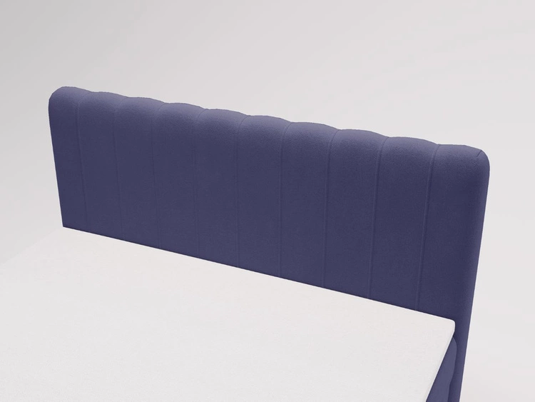 Boxspringbett mit Bettkasten 140x200 Osteno Dunkelblau