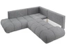Ecksofa mit Schlaffunktion und Bettkasten Links Kair Grau