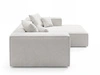Ecksofa L Rechts Vellaro Grau