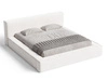 Polsterbett mit Bettkasten und Lattenrost 140x200 Mali Creme