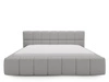 Polsterbett mit Bettkasten und Lattenrost 160x200 Alicante Boucle Grau