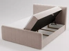 Boxspringbett mit Bettkasten 140x200 Osteno Beige