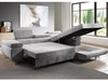 Ecksofa L-Form Rechts mit Schlaffunktion und Bettkasten Solam Dunkelblau