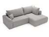 Ecksofa L-Form mit Schlaffunktion und Bettkasten Savana Bis Grau