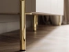 TV-Lowboard im Glamour-Stil mit LED-Beleuchtung Celle, Kaschmir matt