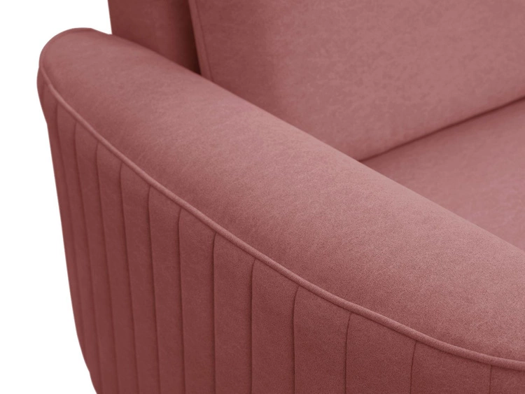 Ecksofa L-Form Links mit Schlaffunktion und Bettkasten Limon Rot