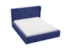 Polsterbett mit Bettkasten und Lattenrost 120x200 Kingston Dunkelblau