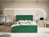Boxspringbett mit Bettkasten 180x200 Denza Grün