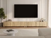 TV-Lowboard mit Türen 300 cm Kioto Artisan Eiche