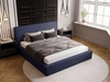 Polsterbett mit Bettkasten und Lattenrost 180x200 Monaco Blau