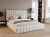 Polsterbett mit Bettkasten und Lattenrost 120x200 Rotto Creme