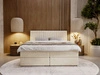 Boxspringbett mit Bettkasten 160x200 Marbella Beige
