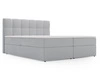 Boxspringbett mit Bettkasten 200x200 Maison Grau