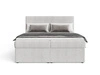 Boxspringbett mit Bettkasten 140X200 Brisa Grau