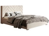 Polsterbett mit Bettkasten und Lattenrost 120x200 Toreto Beige