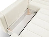 Ecksofa mit Schlaffunktion und Bettkasten Rechts Adoro Creme 