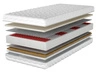 Taschenfederkernmatratze Multipocket mit Latexschaum und Kokosmatte Nuvia 100x200