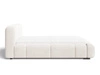 Polsterbett mit Bettkasten und Lattenrost 120x200 Aubi Creme