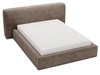 Polsterbett mit Bettkasten und Lattenrost 120x200 Monza Braun