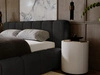 Polsterbett mit Bettkasten und Lattenrost 140x200 Ibiza Schwarz