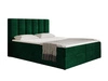 Boxspringbett mit Bettkasten 160x200 Cascada Grün