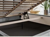 Polsterbett mit Bettkasten und Lattenrost 140x200 Malo Beige