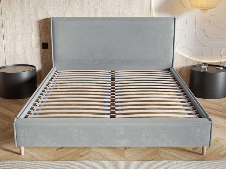 Polsterbett mit Lattenrost 120x200 Grenada Creme