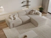 Ecksofa L-Form Rechts Arizona Beige