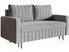 Schlafsofa mit Bettfunktion und Bettkasten Castelo Grau