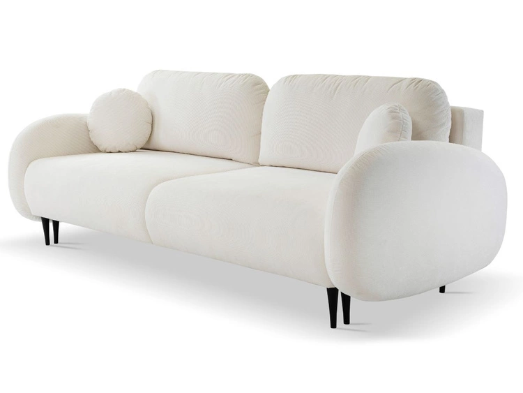 Schlafsofa mit Bettfunktion und Bettkasten Alta Hellbeige