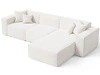Ecksofa L-Form Rechts Arizona Creme