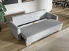 Schlafsofa mit Bettfunktion und Bettkasten Pori Creme