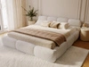 Polsterbett mit Bettkasten und Bettrost 140x200 Sweet Low Beige