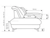 Ecksofa L-Form Links mit Schlaffunktion und Bettkasten Hannover Creme