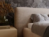 Polsterbett mit Bettkasten und Lattenrost 180x200 Monza Beige