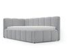 Jugendbett Einzelbett mit Bettkasten und Lattenrost 90x200 Cloud One Grau