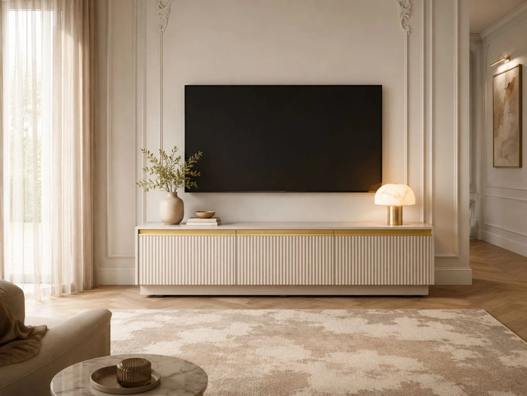 TV-Lowboard mit Türen Roland Beige